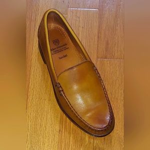 ALLEN EDMONDS SANIBEL 46829 MEN'S BRITISH TAN LEATHER LOAFERS SIZE 11 B USA